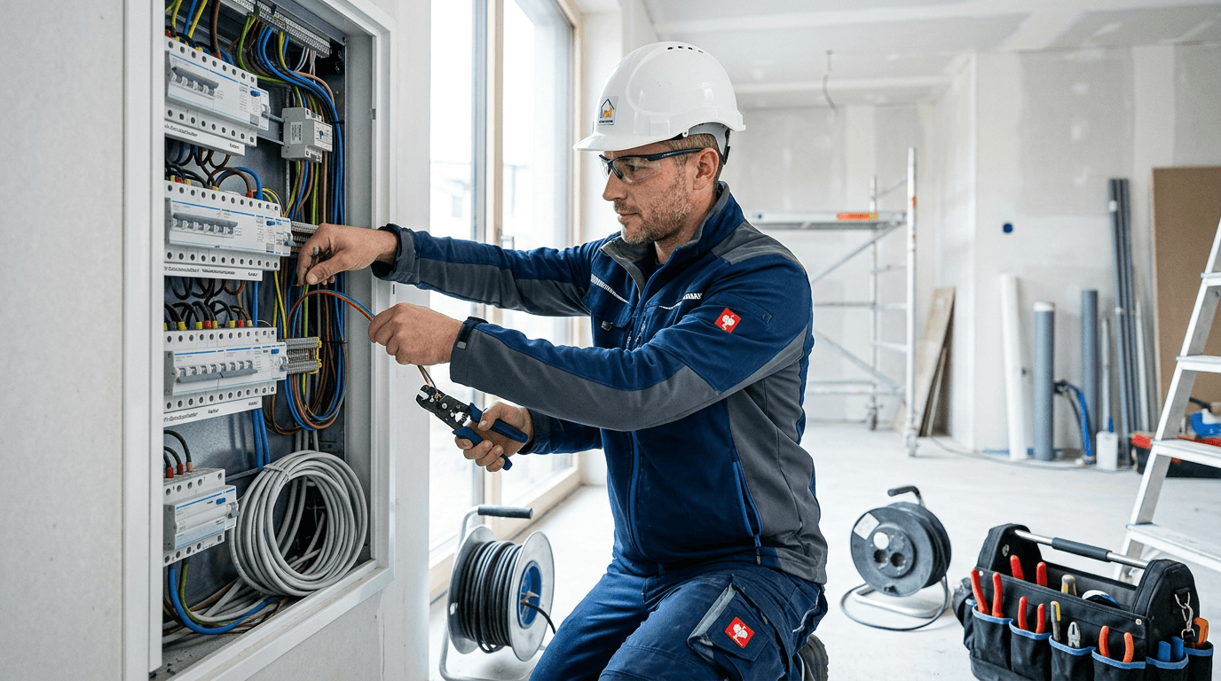 Titelbild: Handwerkersoftware für Elektriker: Aufmaß, Angebote und Dokumentation digital