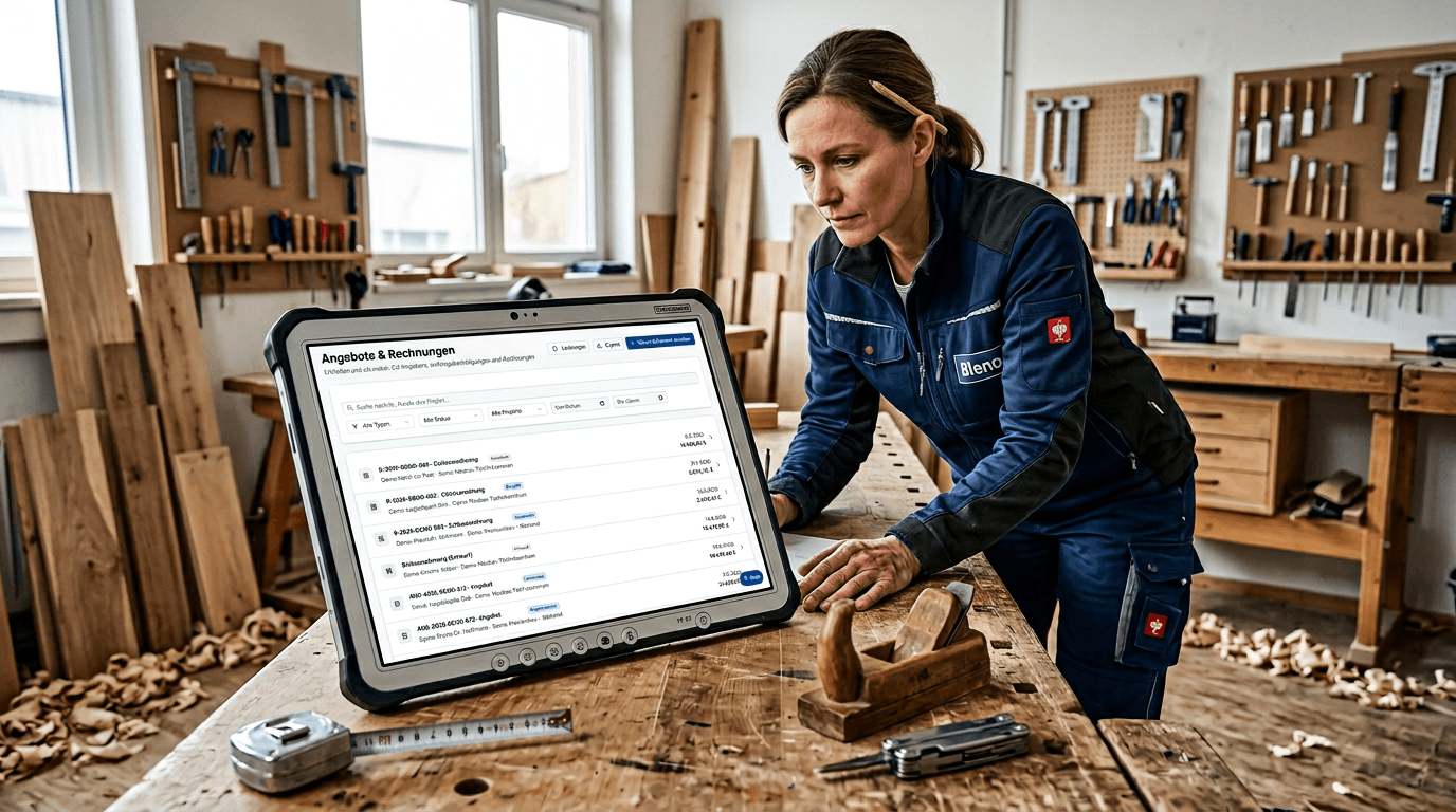 Titelbild: Lexoffice, Angebote und Rechnungen – wo die Grenzen im Handwerk liegen