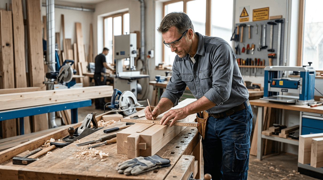 Titelbild: Zeiterfassung im Handwerk: 5 Praxisbeispiele wie Betriebe davon profitieren